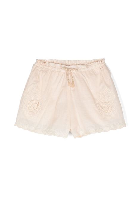 Shorts con applicazione a fiore ZIMMERMANN KIDS | 9172ASS241CRM